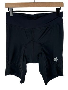 Fox Racing Women L Tecbase Lite Liner Shorts Black Chamois Padded  Base Layer